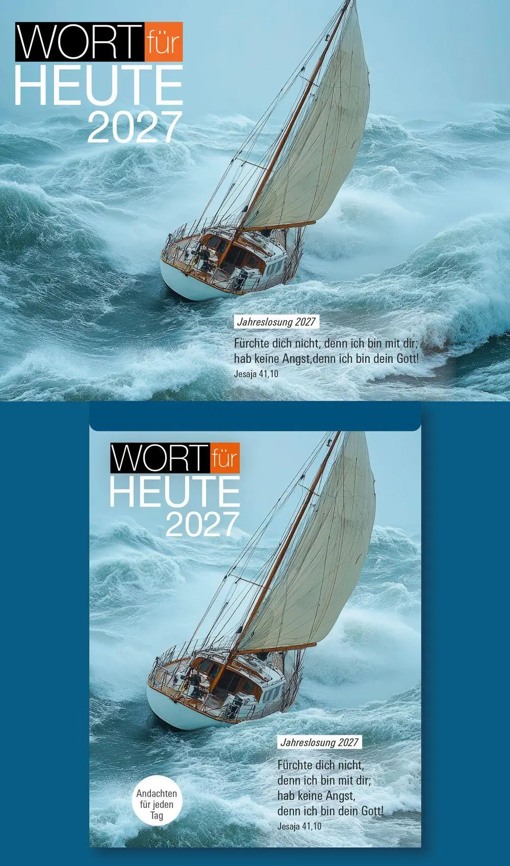 Cover: 9783862581399 | Wort für heute 2027 - Abreißkalender | Andachten für jeden Tag | 2027