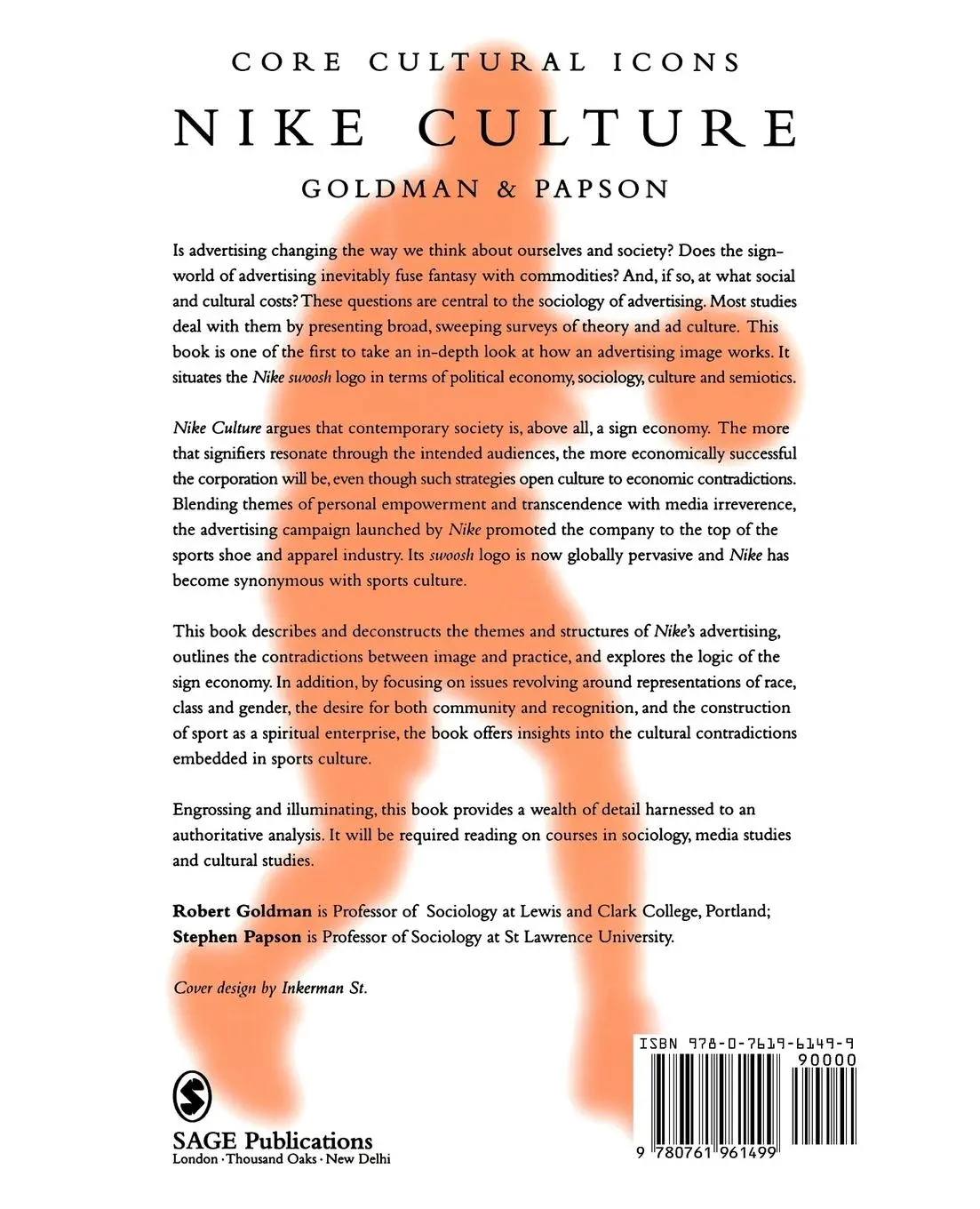 Rückseite: 9780761961499 | Nike Culture | The Sign of the Swoosh | Robert Goldman (u. a.) | Buch