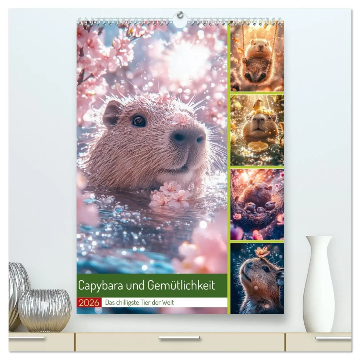 Cover: 9783457801499 | Capybara und Gemütlichkeit (hochwertiger Premium Wandkalender 2026...