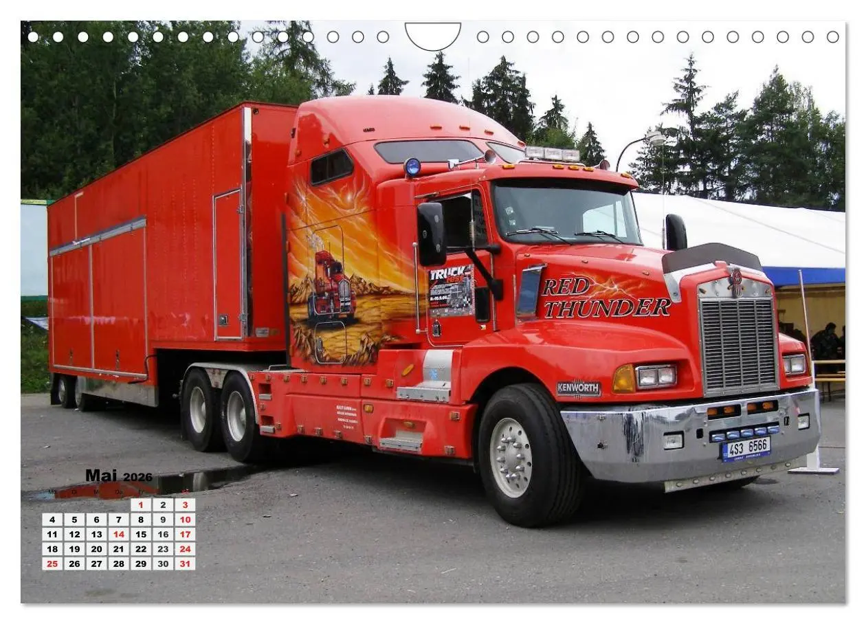 Bild: 9783457971499 | US-Trucks. Faszination Langhauber (Wandkalender 2026 DIN A4 quer),...