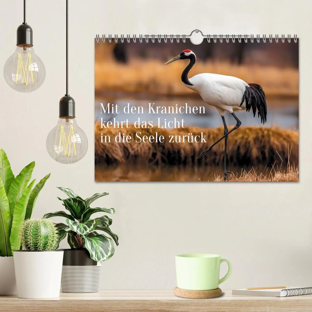 Bild: 9783516821499 | Mit den Kranichen kehrt das Licht in die Seele zurück (Wandkalender...