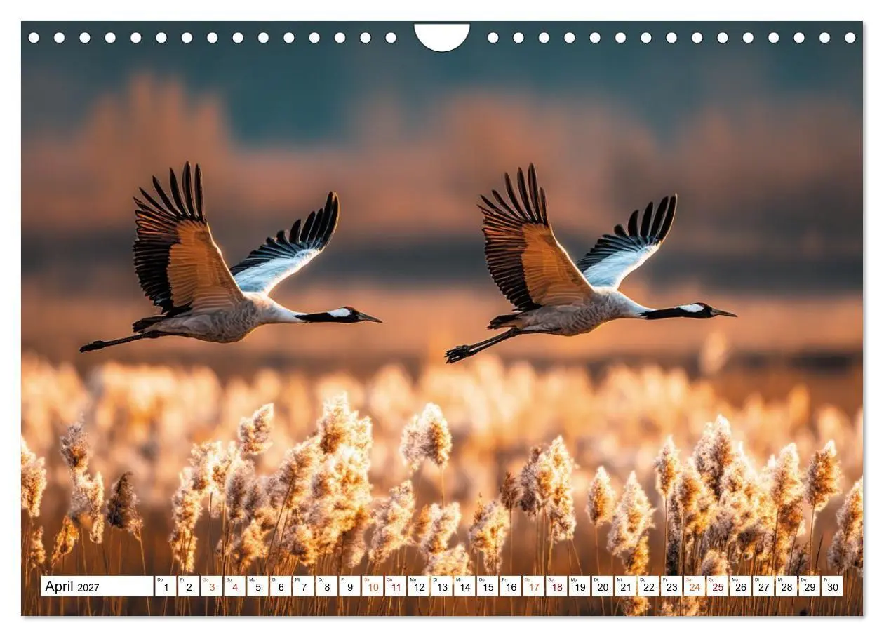 Bild: 9783516821499 | Mit den Kranichen kehrt das Licht in die Seele zurück (Wandkalender...