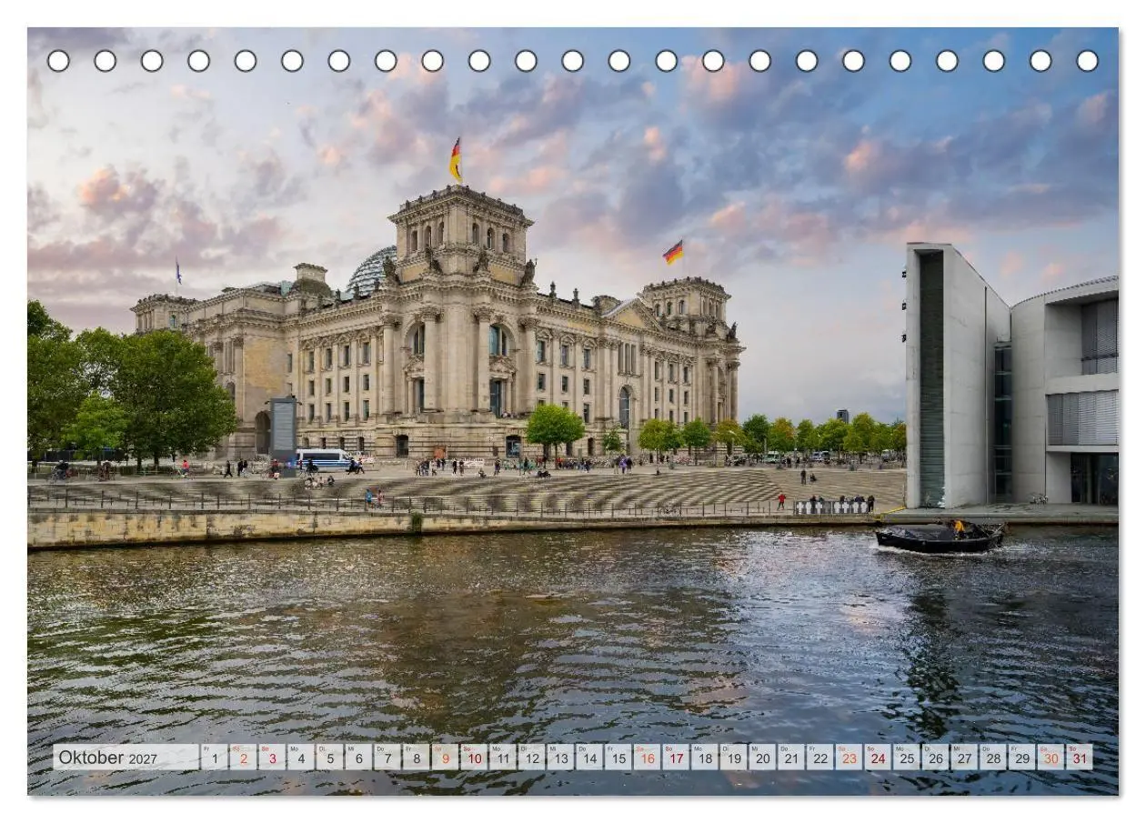 Bild: 9783569461499 | Berlin Stadtspaziergang (Tischkalender 2027 DIN A5 quer), CALVENDO...