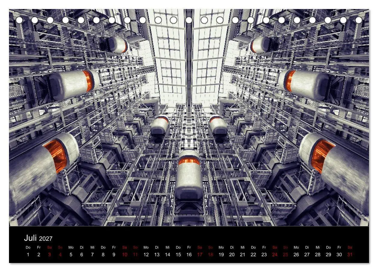 Bild: 9783569841499 | Welt der Aufzüge (Tischkalender 2027 DIN A5 quer), CALVENDO...