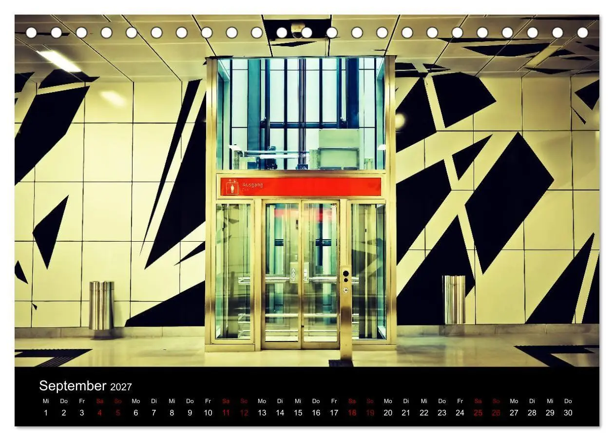Bild: 9783569841499 | Welt der Aufzüge (Tischkalender 2027 DIN A5 quer), CALVENDO...