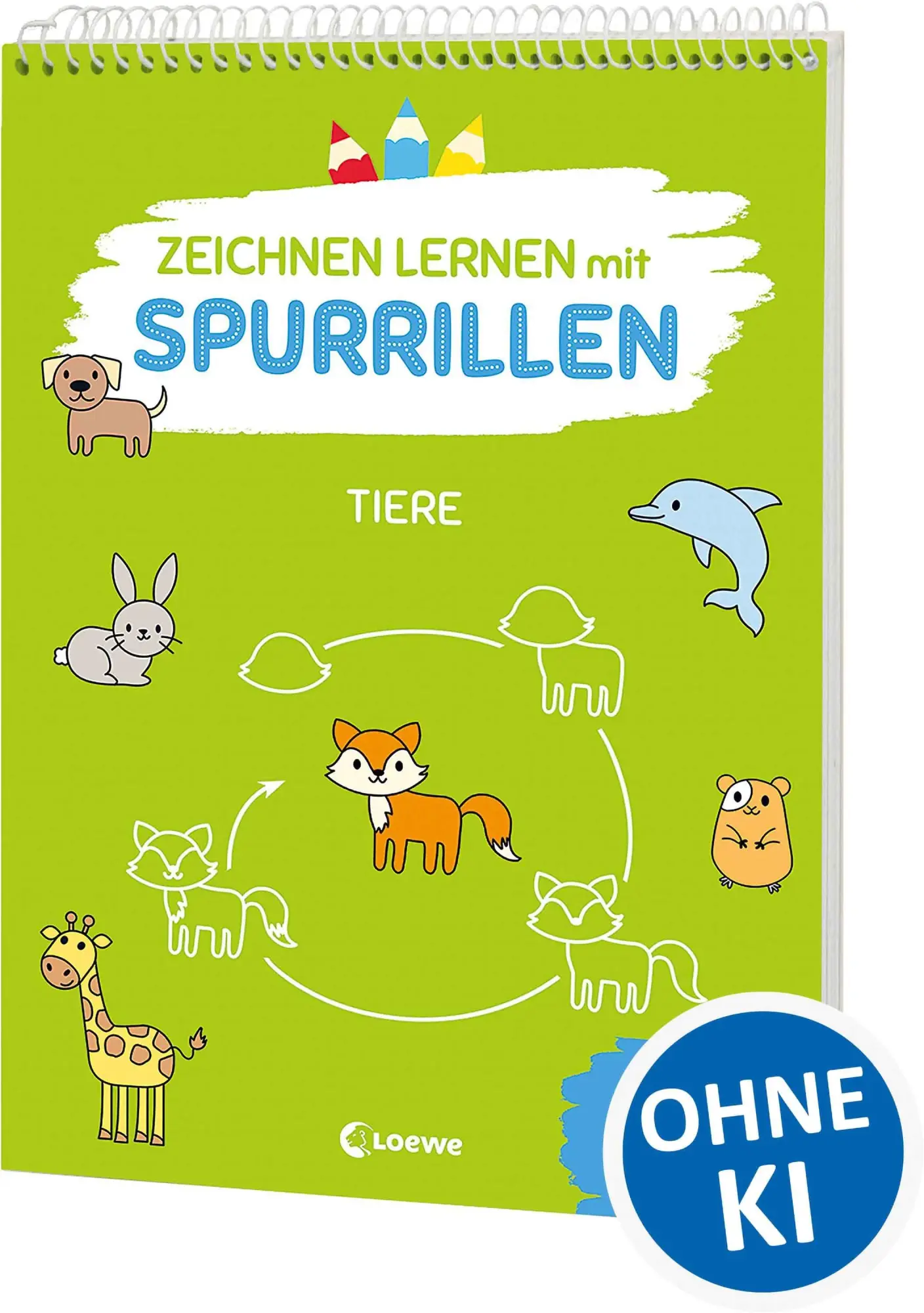 Cover: 9783743221499 | Zeichnen lernen mit Spurrillen - Tiere | Carmen Eisendle | Taschenbuch