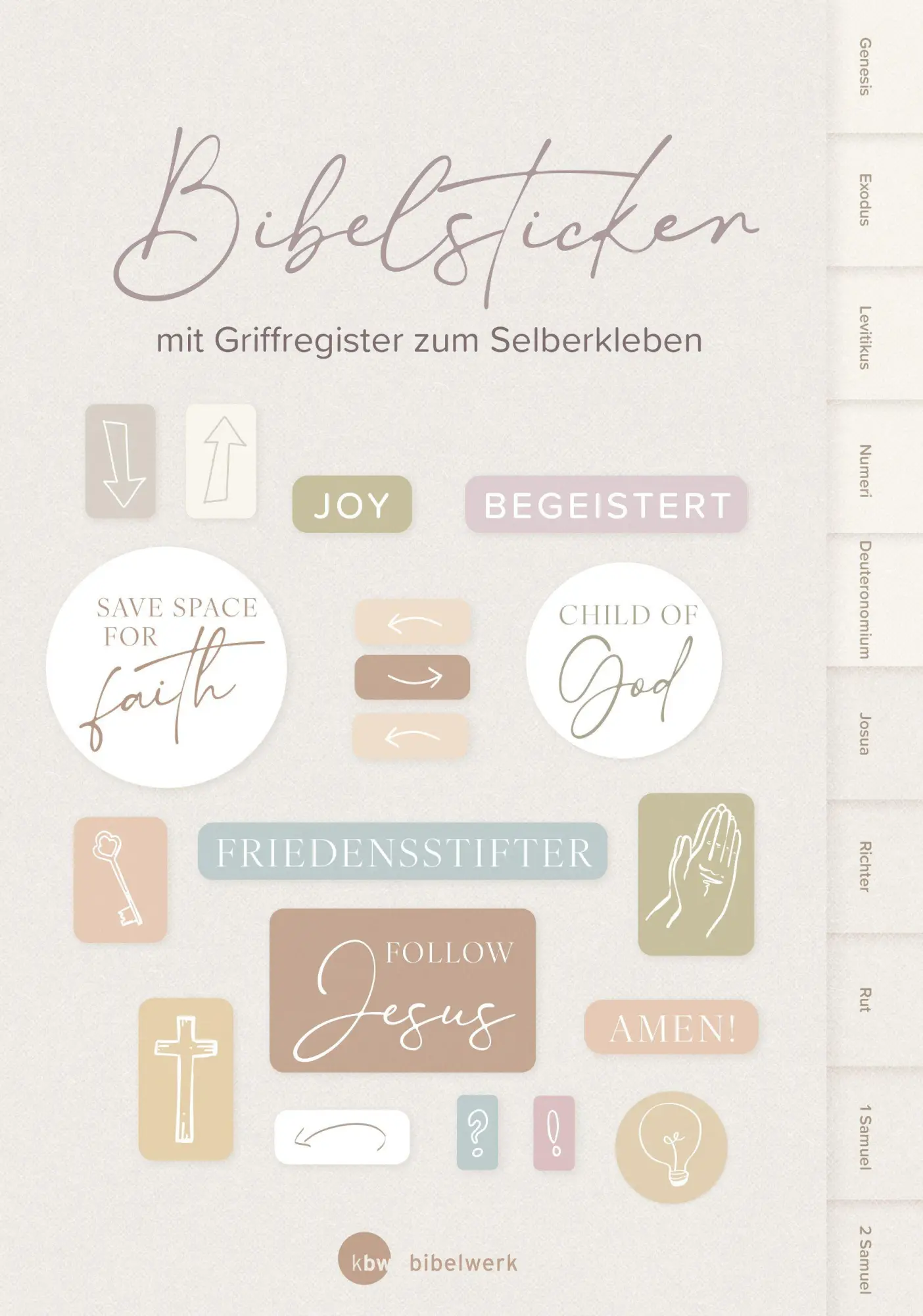 Cover: 4032382281599 | Bibelsticker | Broschüre | 16 S. | Deutsch | 2026 | EAN 4032382281599