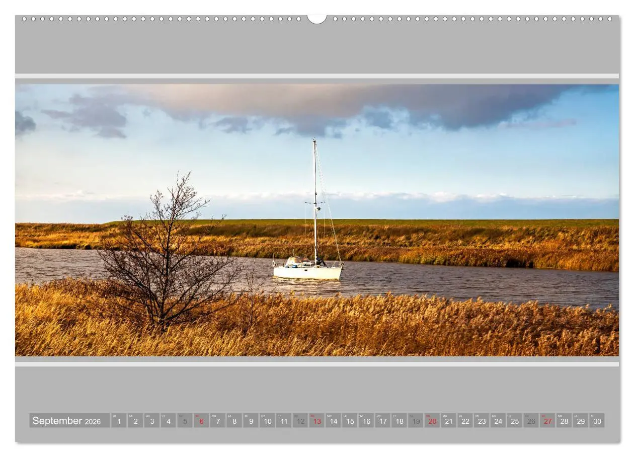 Bild: 9783457961599 | Ostfriesland - Deichspaziergang (hochwertiger Premium Wandkalender...