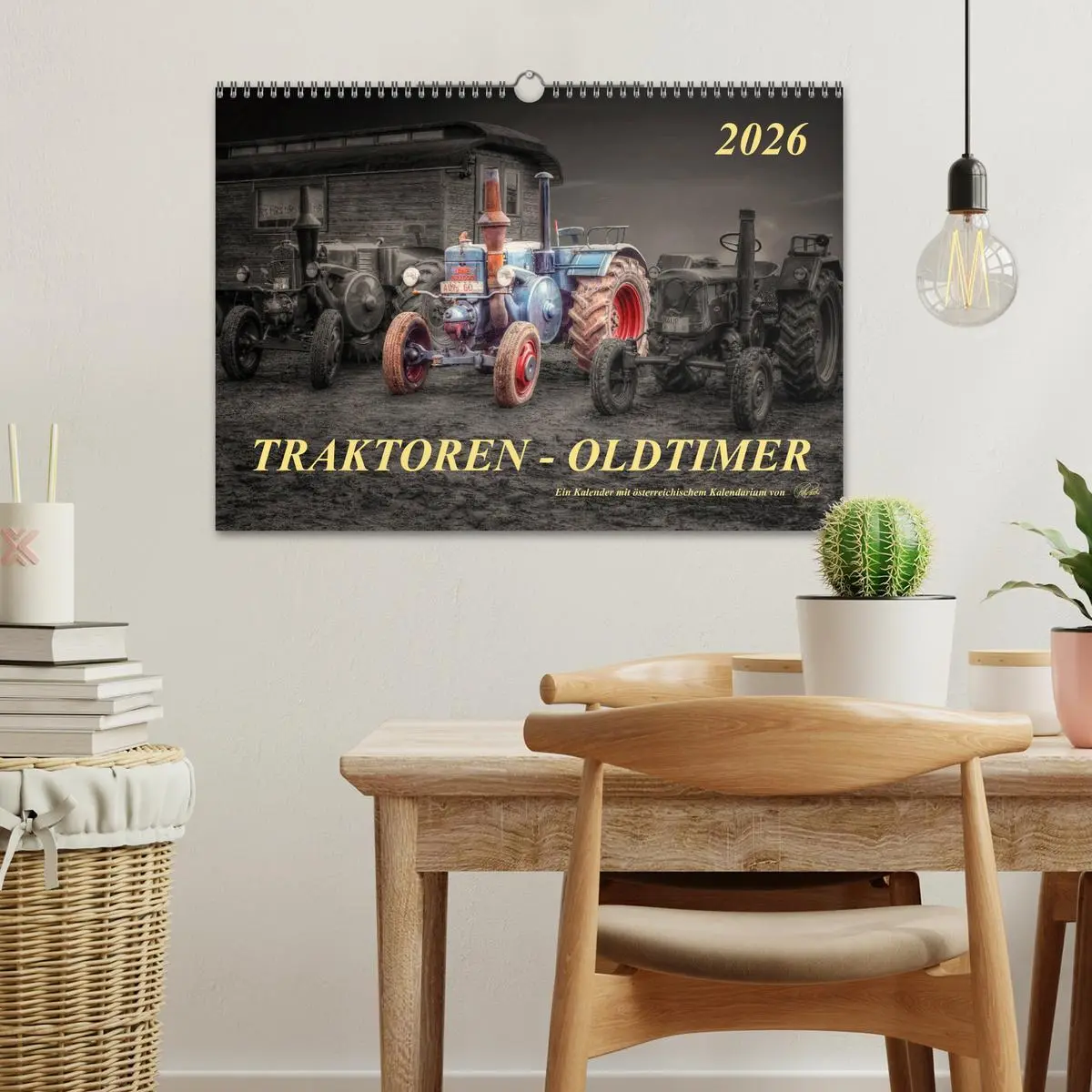 Bild: 9783516051599 | Traktoren - Oldtimer (Wandkalender 2026 DIN A3 quer), CALVENDO...