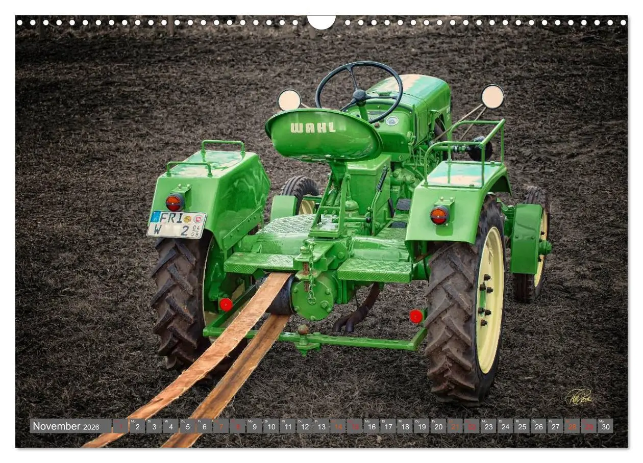 Bild: 9783516051599 | Traktoren - Oldtimer (Wandkalender 2026 DIN A3 quer), CALVENDO...