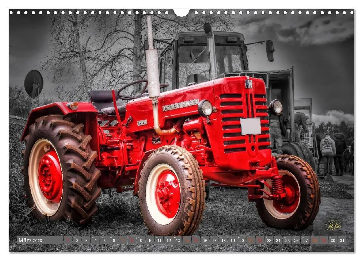 Bild: 9783516051599 | Traktoren - Oldtimer (Wandkalender 2026 DIN A3 quer), CALVENDO...