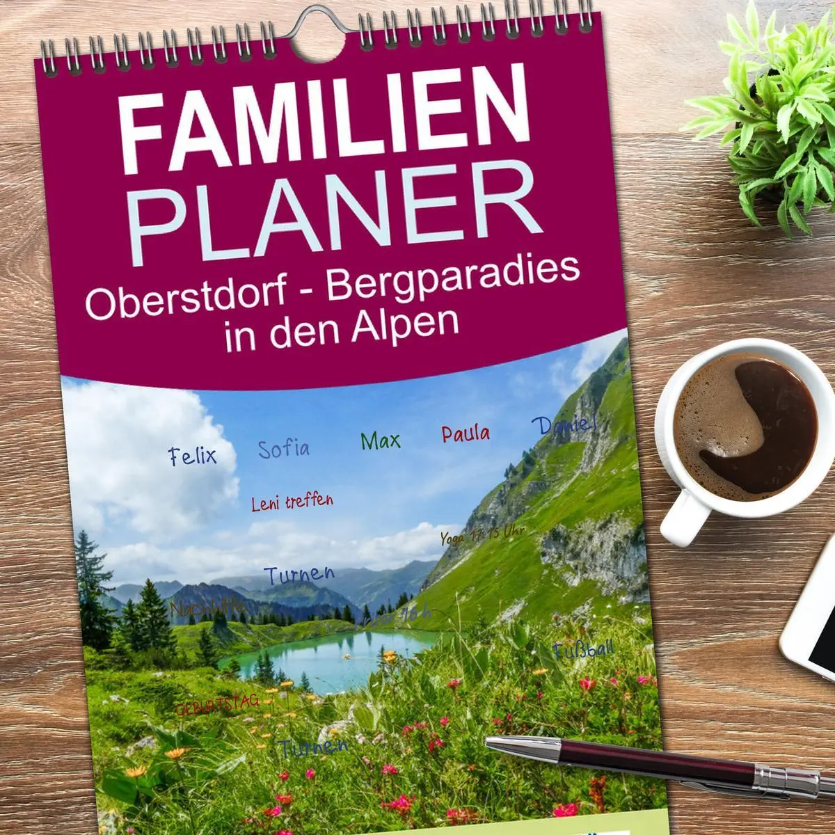 Bild: 9783516501599 | Familienplaner 2026 - Oberstdorf - Bergparadies in den Alpen mit 5...