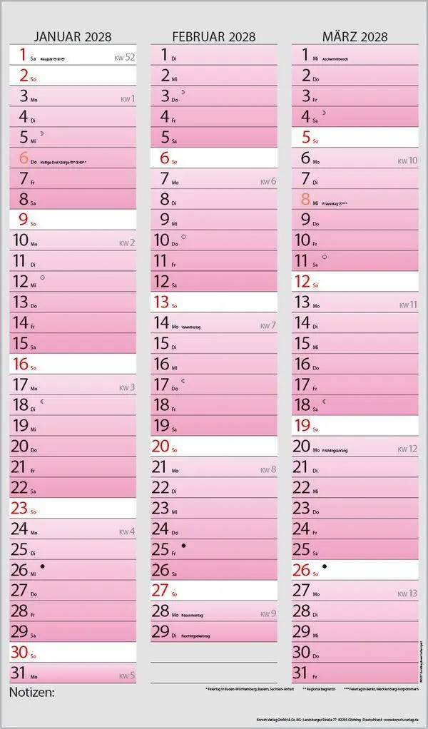 Bild: 9783819301599 | Familienplaner Farbenspiel 2027 | Verlag Korsch | Kalender | 14 S.