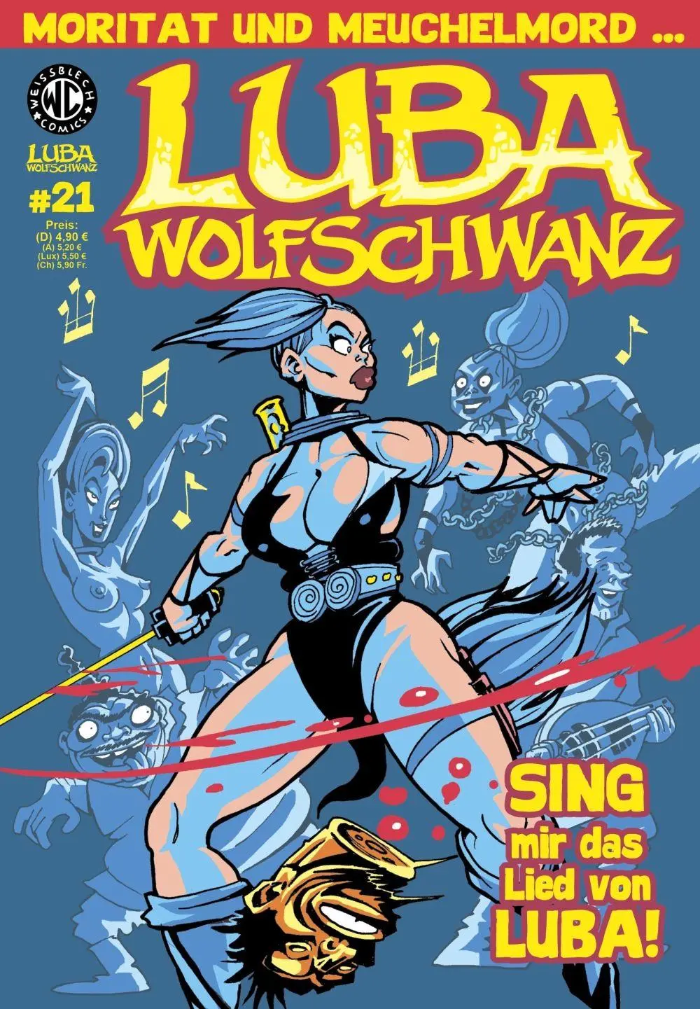 Cover: 9783869591599 | Luba Wolfschwanz 21 | Sing mir das Lied von Luba! | Breitschuh (u. a.)