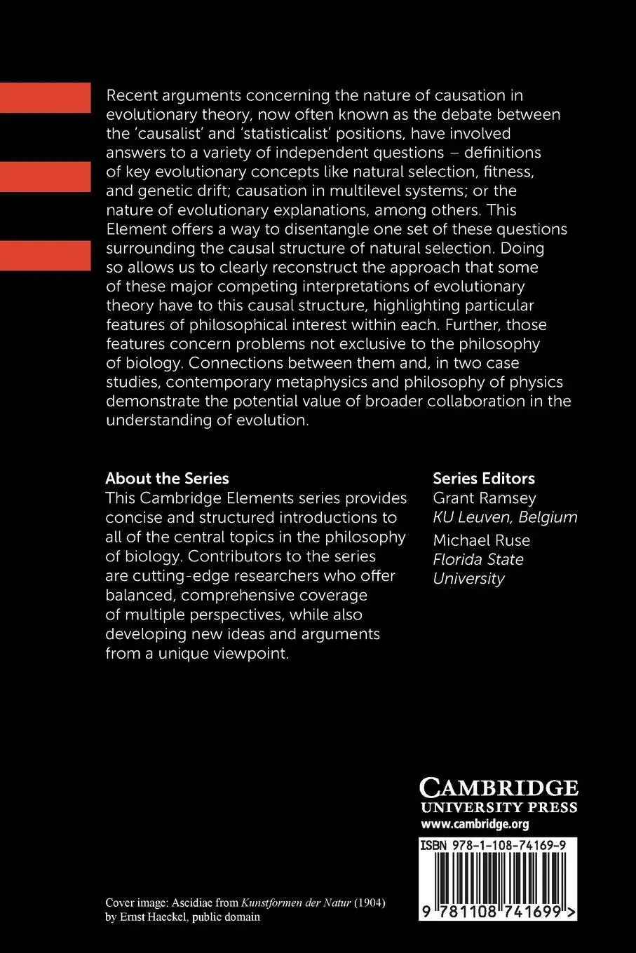 Rückseite: 9781108741699 | The Causal Structure of Natural Selection | Charles H. Pence | Buch