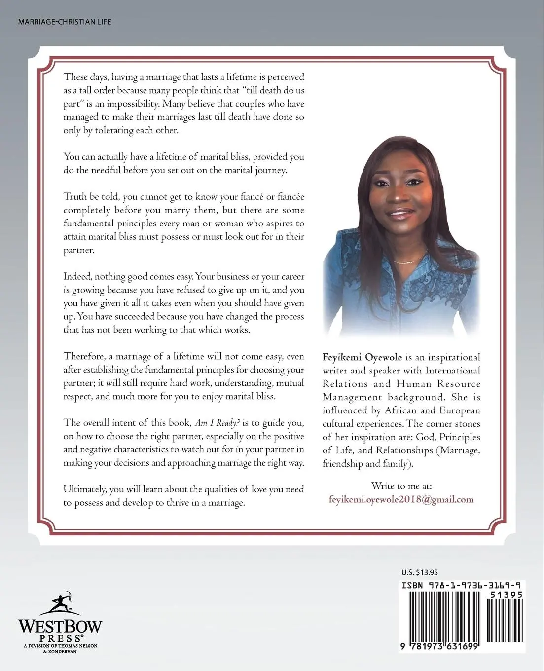Rückseite: 9781973631699 | Am I Ready? | A Spiritual Guide to Choosing a Life Partner | Oyewole
