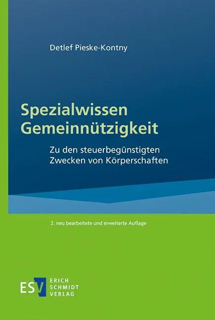Cover: 9783503241699 | Spezialwissen Gemeinnützigkeit | Detlef Pieske-Kontny | Taschenbuch