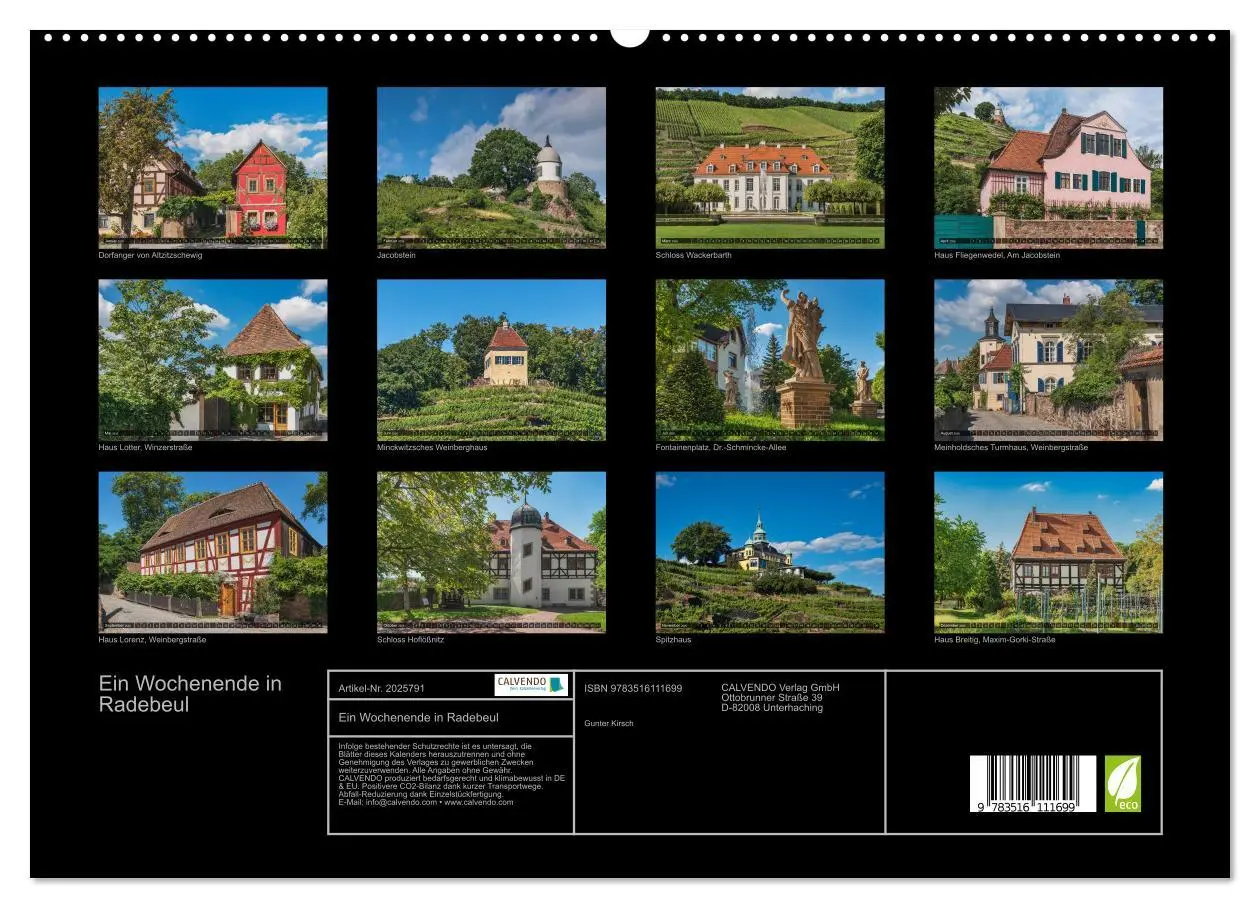 Bild: 9783516111699 | Ein Wochenende in Radebeul (hochwertiger Premium Wandkalender 2026...