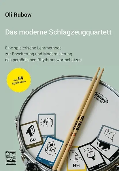 Cover: 9783897751699 | Das moderne Schlagzeugquartett, m. Lernspielkarten | Oli Rubow | Buch