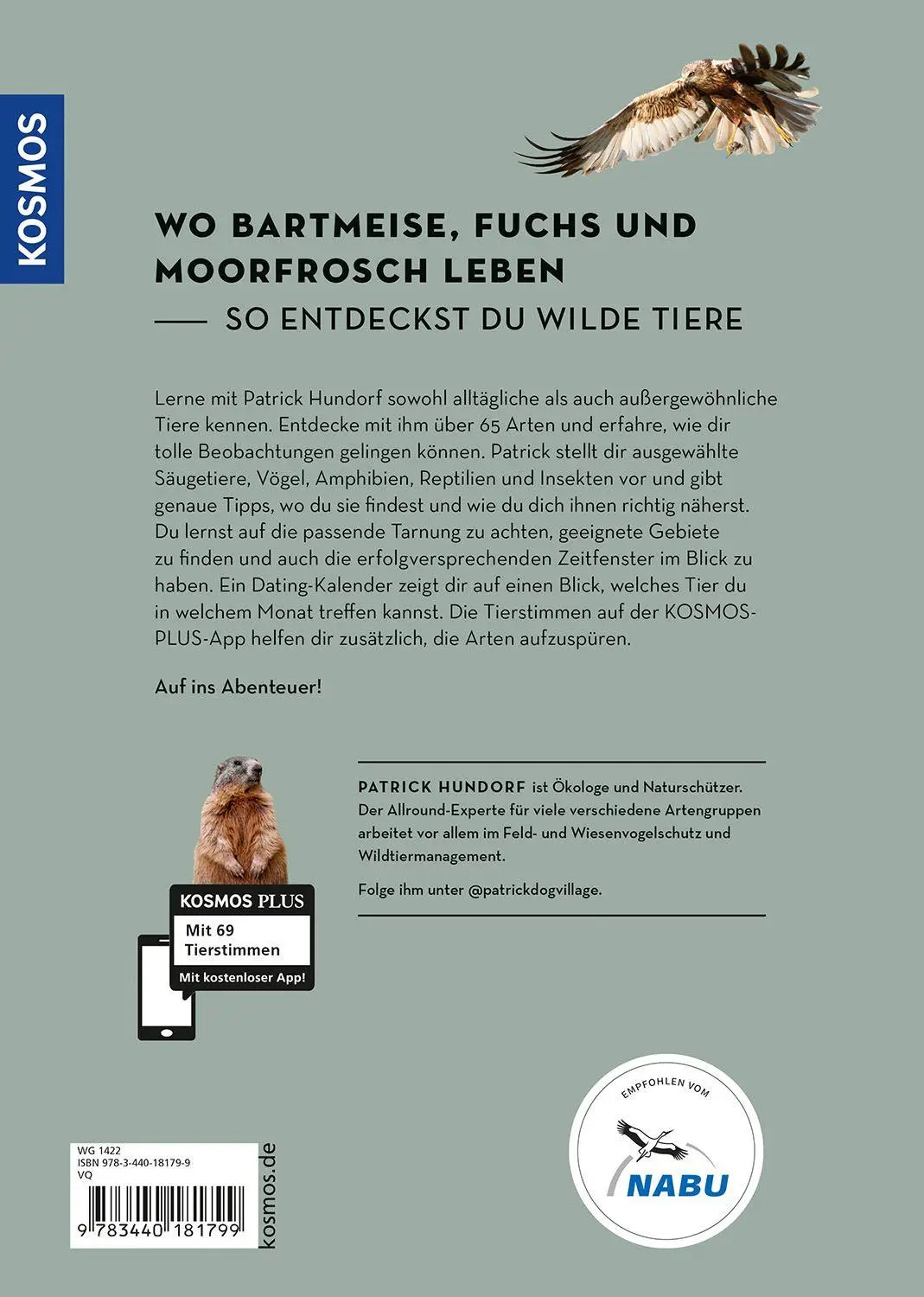 Bild: 9783440181799 | Tiere beobachten mit dem Wildtierguide | Patrick Hundorf | Taschenbuch