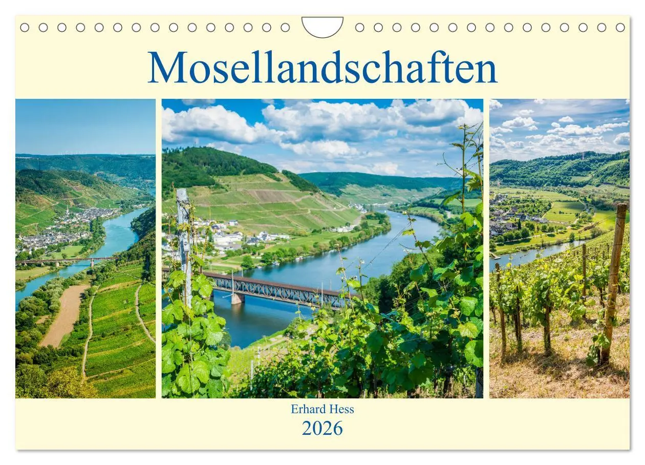 Cover: 9783457871799 | Mosellandschaften (Wandkalender 2026 DIN A4 quer), CALVENDO...