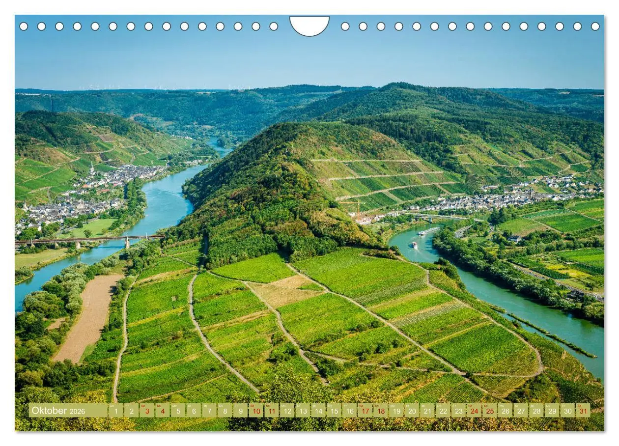 Bild: 9783457871799 | Mosellandschaften (Wandkalender 2026 DIN A4 quer), CALVENDO...