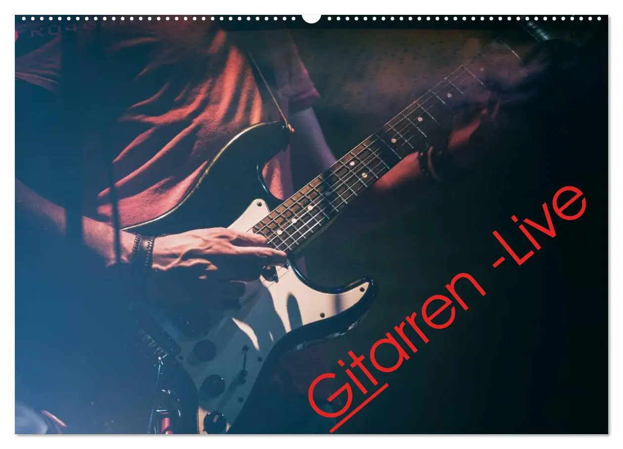 Cover: 9783516031799 | Gitarren - Live (Wandkalender 2026 DIN A2 quer), CALVENDO...