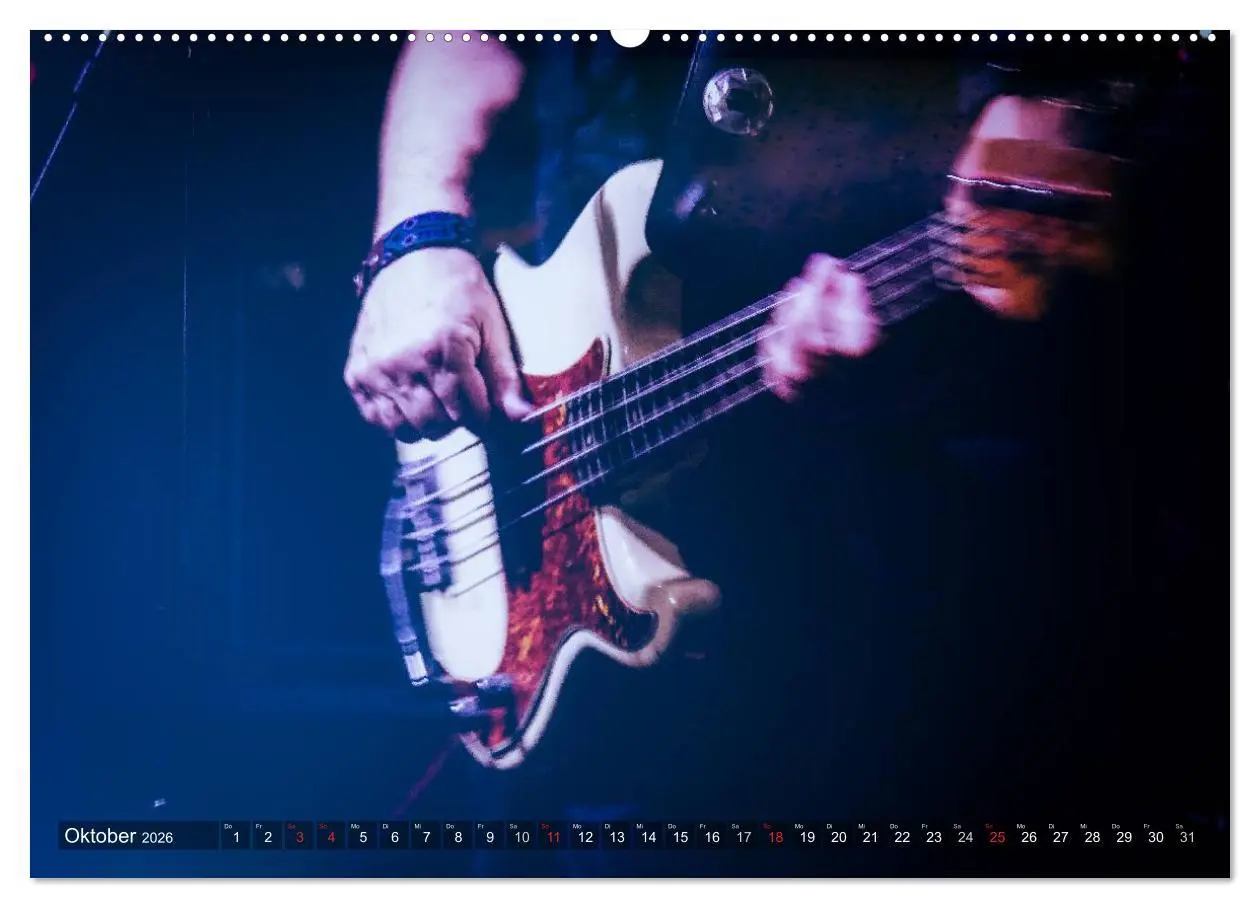 Bild: 9783516031799 | Gitarren - Live (Wandkalender 2026 DIN A2 quer), CALVENDO...