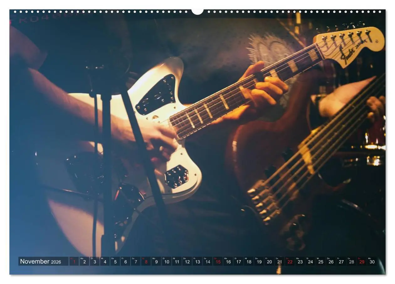 Bild: 9783516031799 | Gitarren - Live (Wandkalender 2026 DIN A2 quer), CALVENDO...