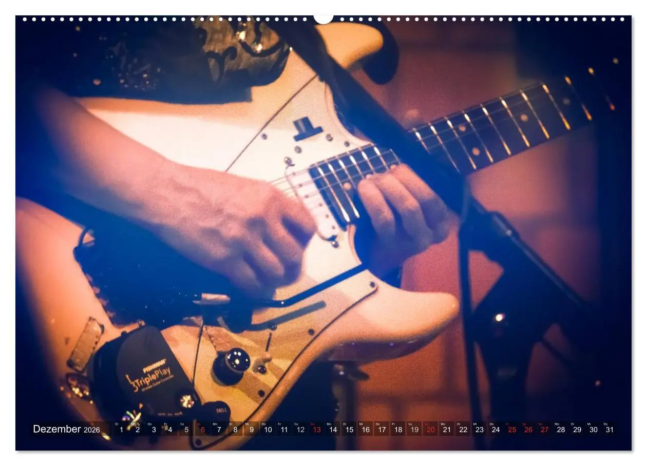Bild: 9783516031799 | Gitarren - Live (Wandkalender 2026 DIN A2 quer), CALVENDO...