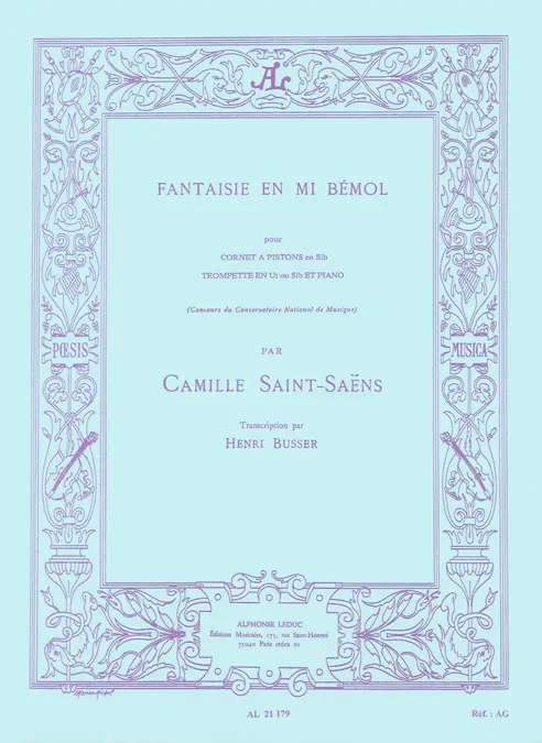 Cover: 9790046211799 | Fantasie Es. | Camille Saint-Saens | Buch | Alphonse Leduc