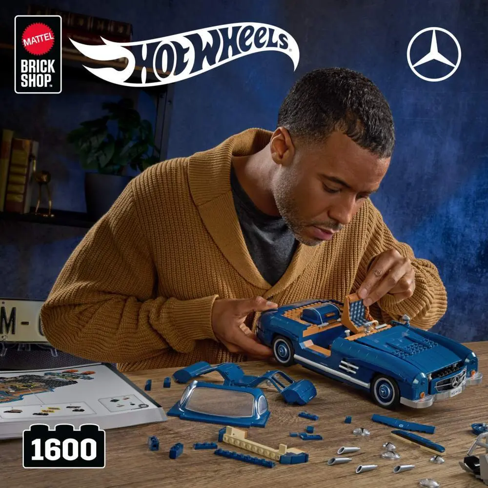 Bild: 194735221899 | Mattel Brick Shop HW PREMIUM SERIES MERCEDES-BENZ | Offene Verpackung