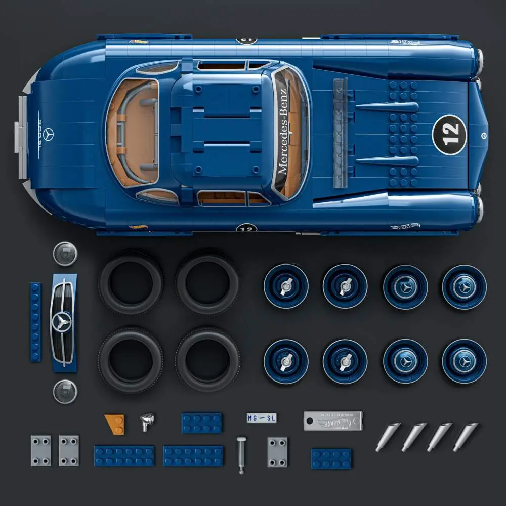 Bild: 194735221899 | Mattel Brick Shop HW PREMIUM SERIES MERCEDES-BENZ | Offene Verpackung