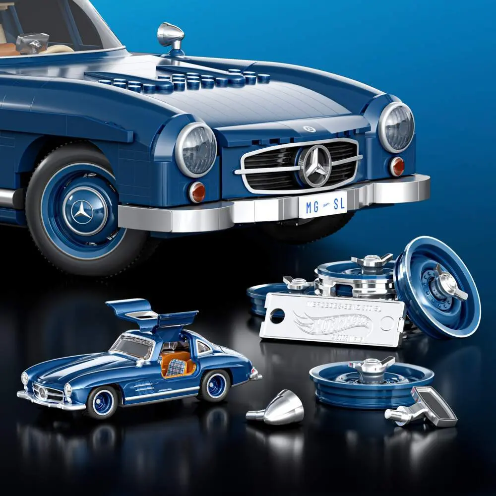 Bild: 194735221899 | Mattel Brick Shop HW PREMIUM SERIES MERCEDES-BENZ | Offene Verpackung