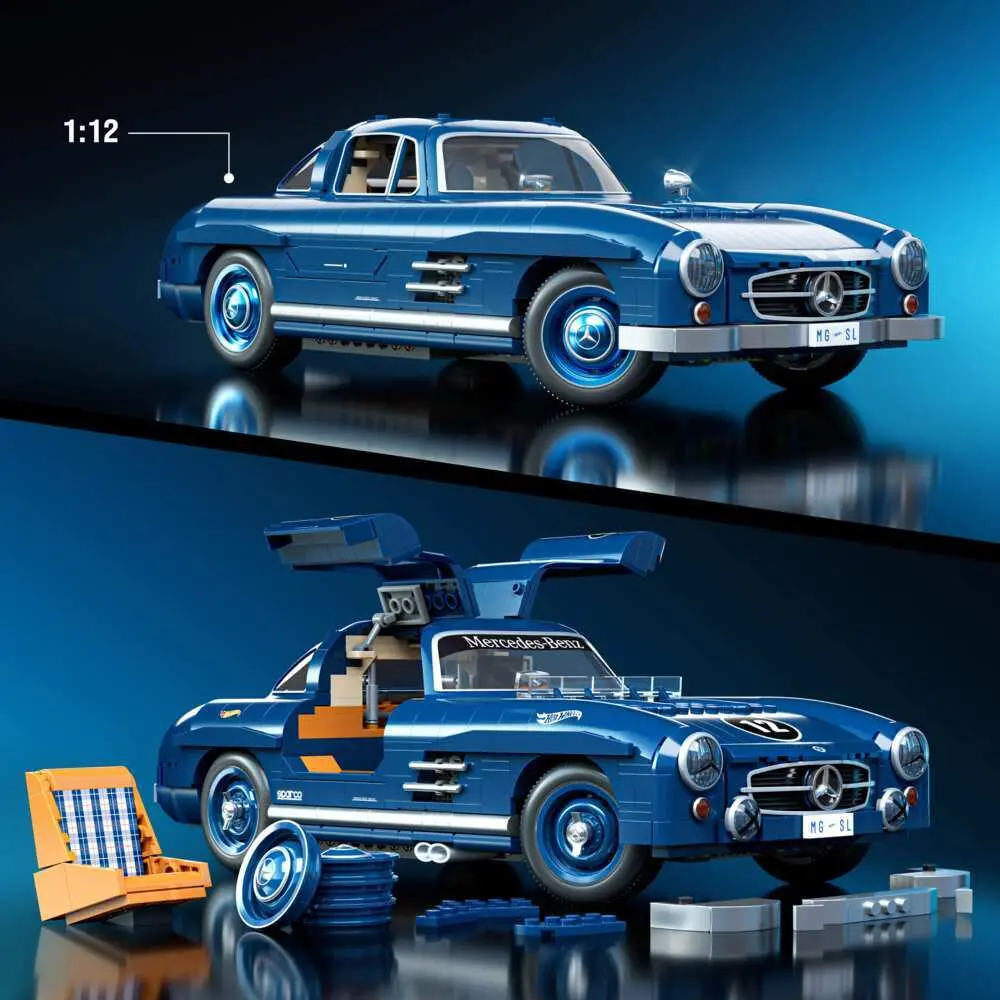 Bild: 194735221899 | Mattel Brick Shop HW PREMIUM SERIES MERCEDES-BENZ | Offene Verpackung