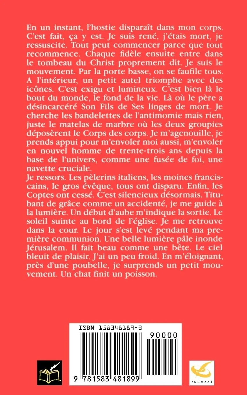 Rückseite: 9781583481899 | L'Age Du Christ | Marc-Edouard Nabe | Taschenbuch | Französisch | 1999