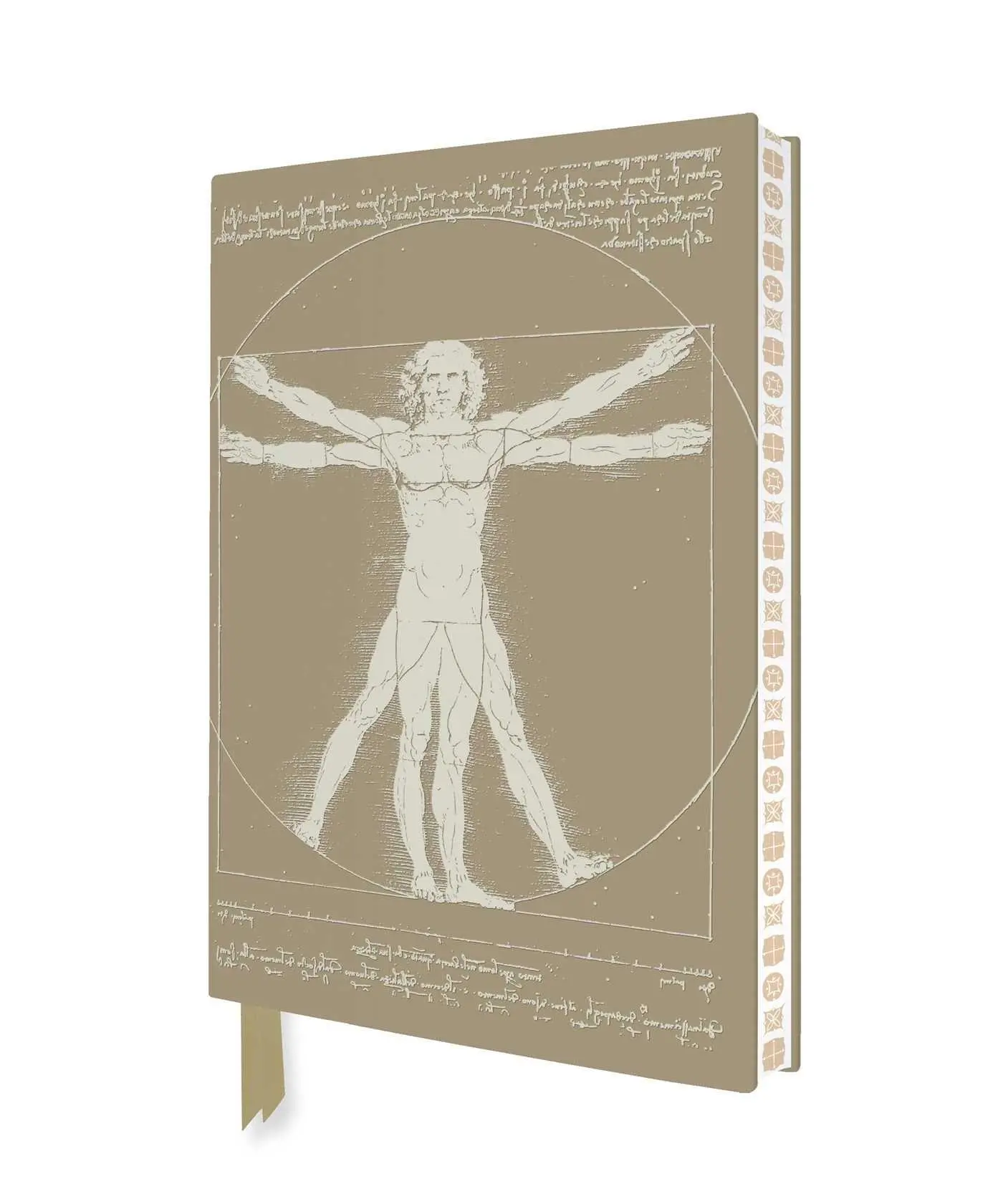 Cover: 9781835621899 | Da Vinci: Vitruvian Man Artisan Art Notebook (Flame Tree Journals)