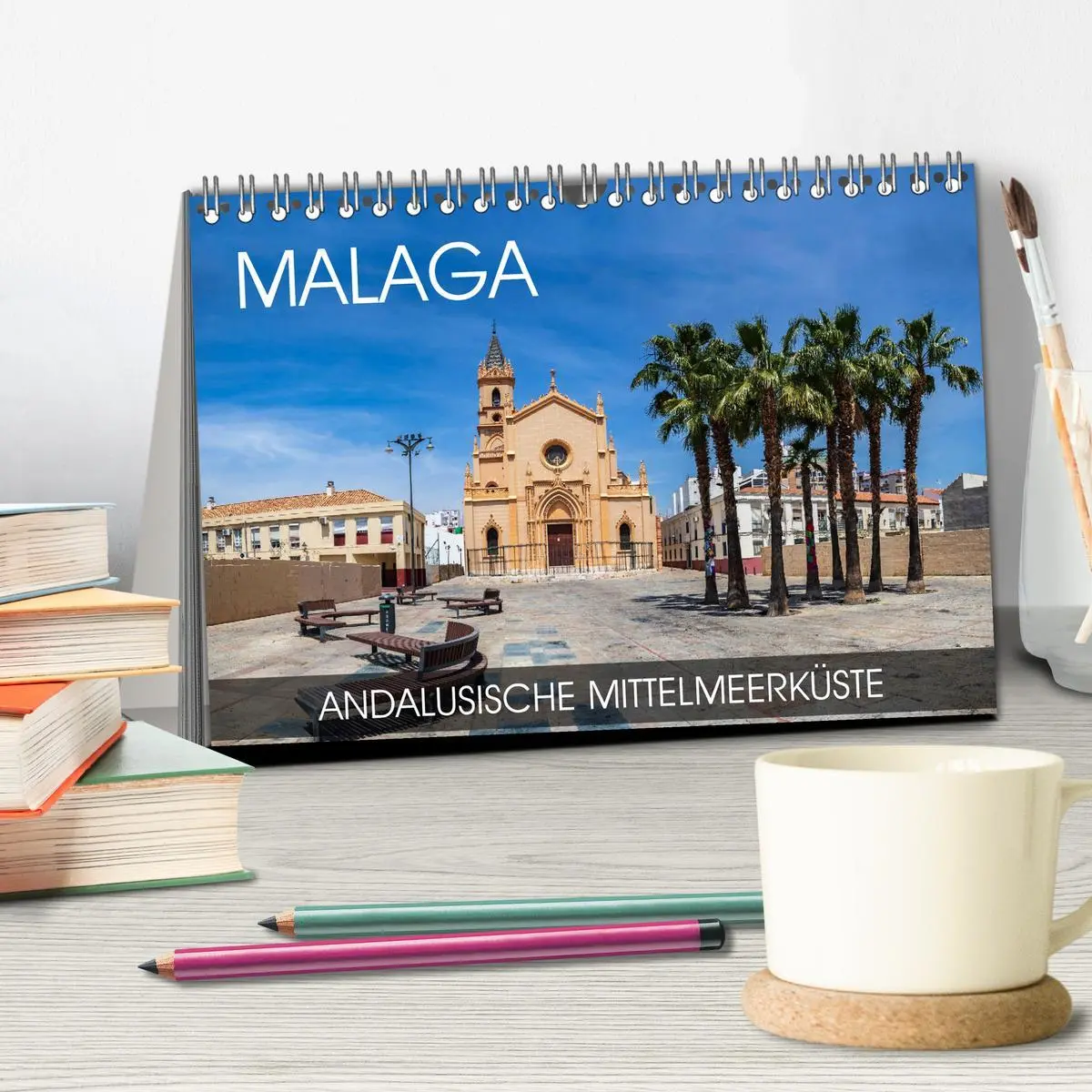 Bild: 9783457791899 | Malaga - andalusische Mittelmeerküste (Tischkalender 2026 DIN A5...