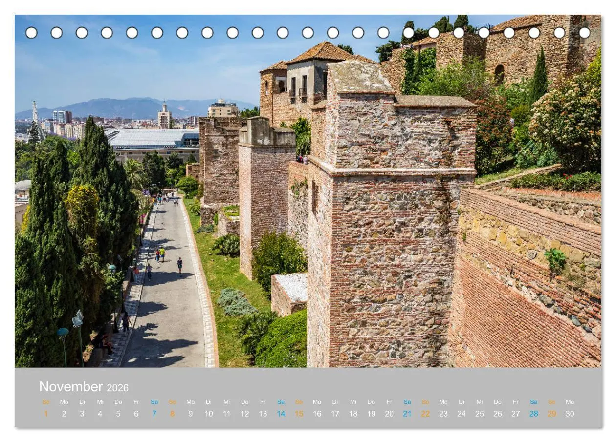 Bild: 9783457791899 | Malaga - andalusische Mittelmeerküste (Tischkalender 2026 DIN A5...