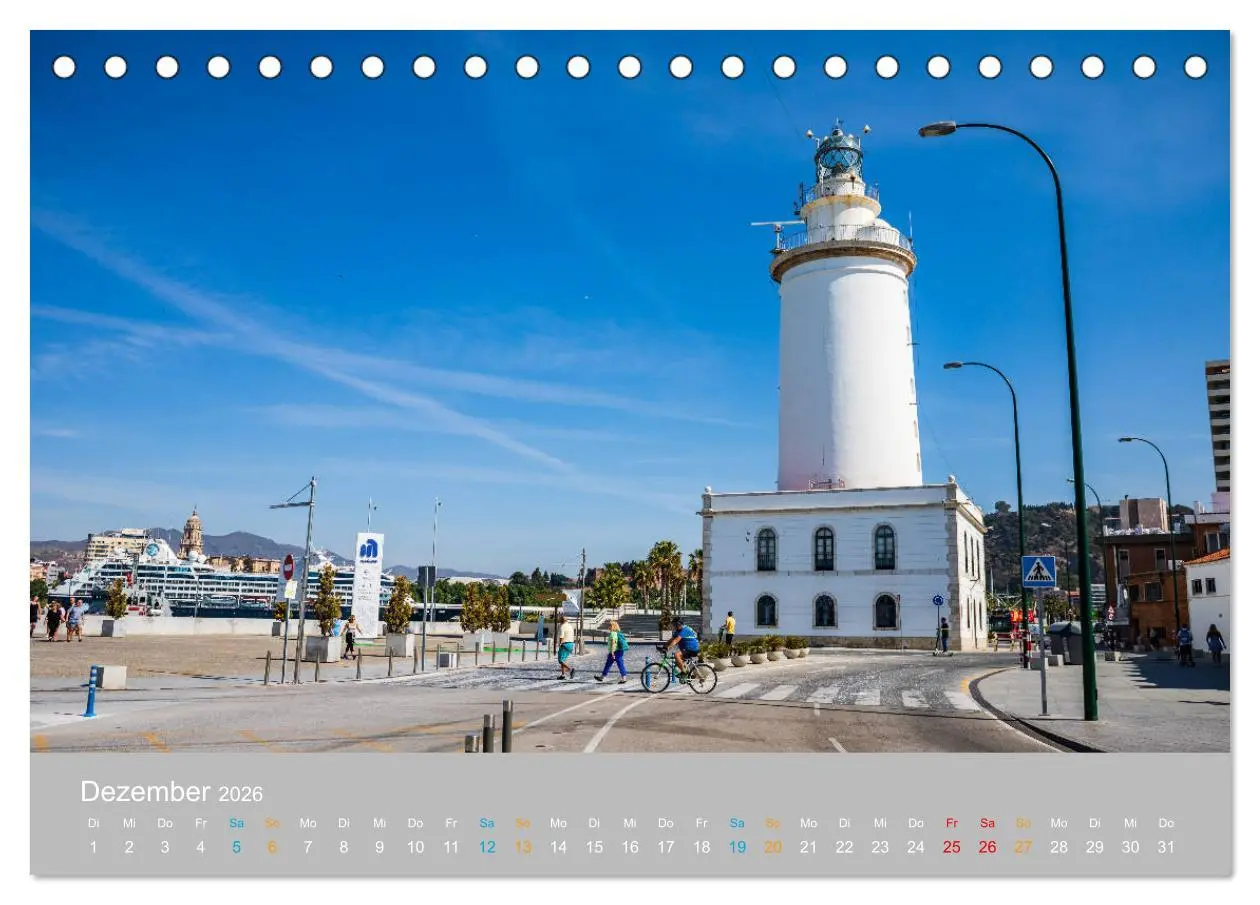 Bild: 9783457791899 | Malaga - andalusische Mittelmeerküste (Tischkalender 2026 DIN A5...