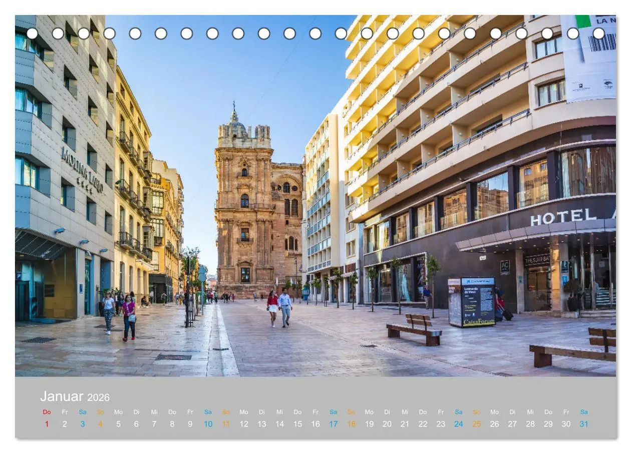 Bild: 9783457791899 | Malaga - andalusische Mittelmeerküste (Tischkalender 2026 DIN A5...