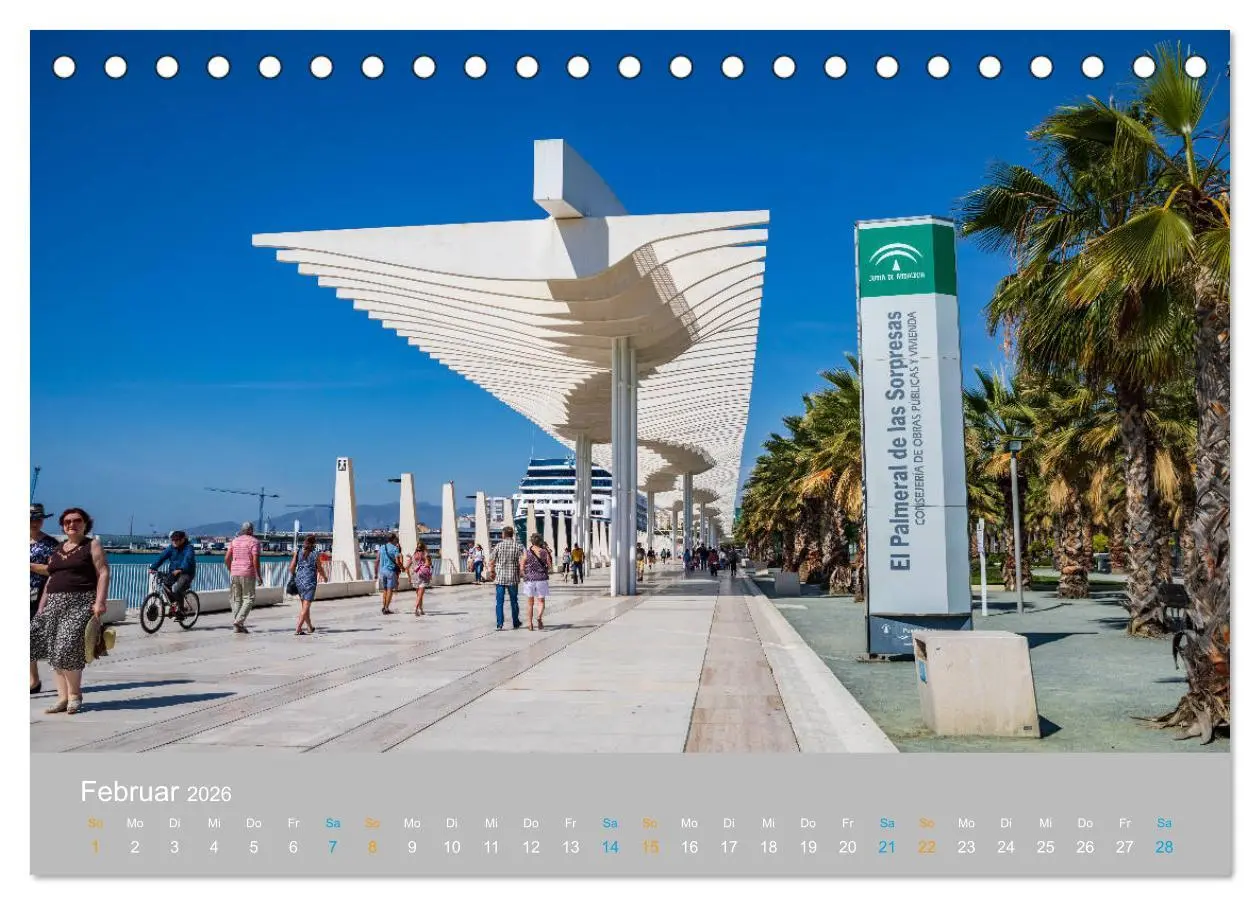 Bild: 9783457791899 | Malaga - andalusische Mittelmeerküste (Tischkalender 2026 DIN A5...