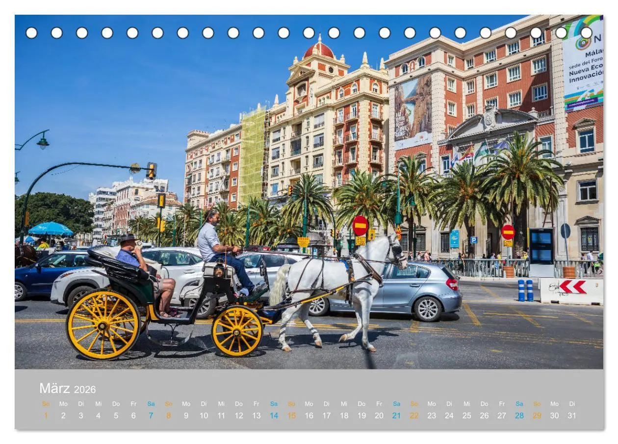 Bild: 9783457791899 | Malaga - andalusische Mittelmeerküste (Tischkalender 2026 DIN A5...