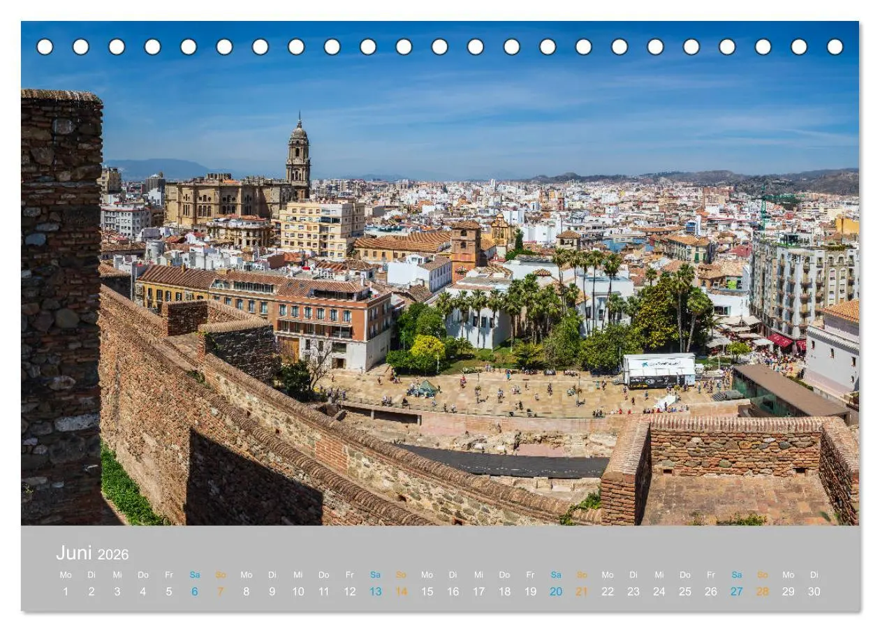 Bild: 9783457791899 | Malaga - andalusische Mittelmeerküste (Tischkalender 2026 DIN A5...