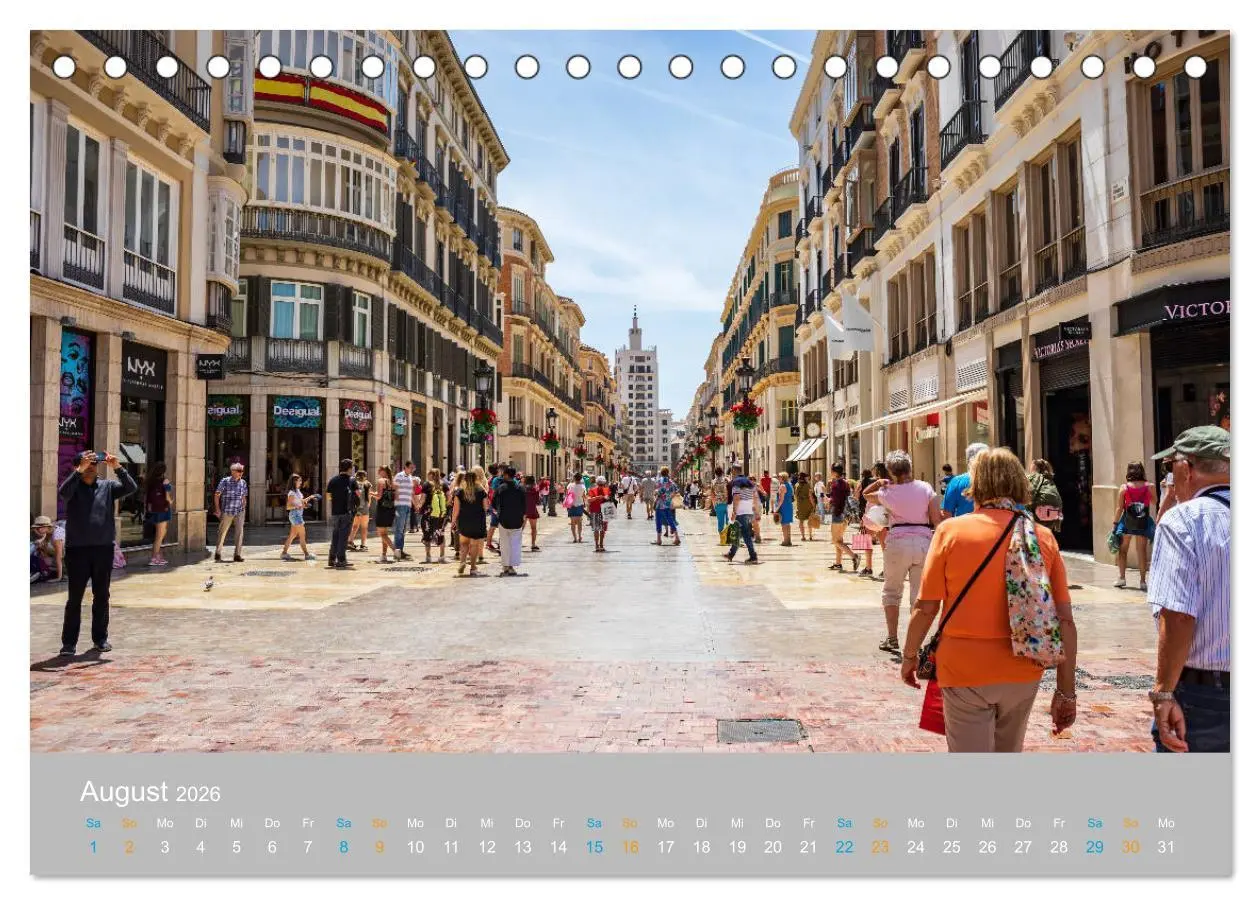 Bild: 9783457791899 | Malaga - andalusische Mittelmeerküste (Tischkalender 2026 DIN A5...