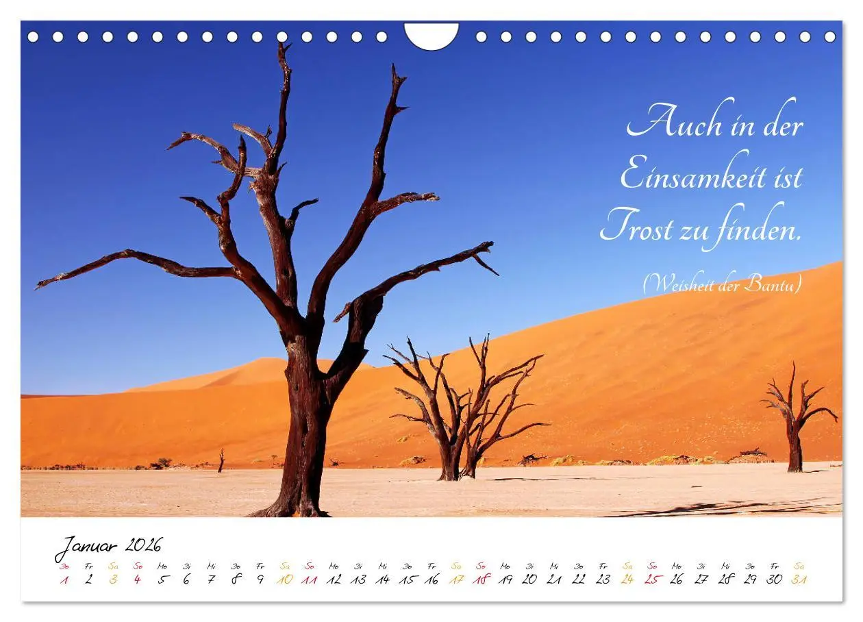 Bild: 9783457861899 | AFRIKA - Kontinent der Poesie (Wandkalender 2026 DIN A4 quer),...