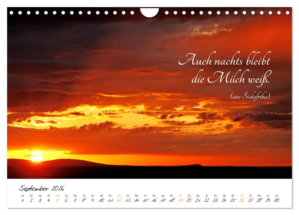 Bild: 9783457861899 | AFRIKA - Kontinent der Poesie (Wandkalender 2026 DIN A4 quer),...