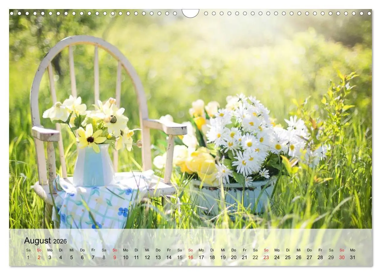 Bild: 9783516021899 | Landhaus-Romantik. Die Farben des Sommers (Wandkalender 2026 DIN A3...