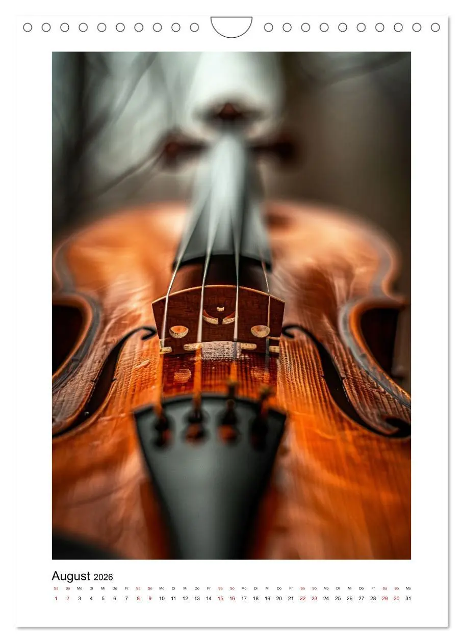 Bild: 9783516261899 | Fantastische Violine (Wandkalender 2026 DIN A4 hoch), CALVENDO...