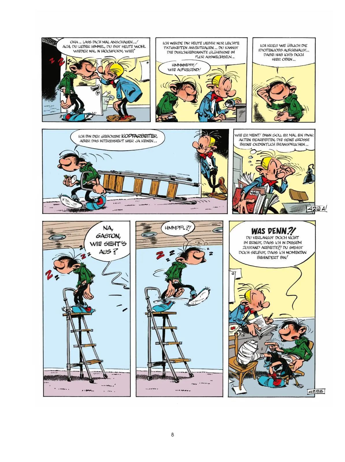 Bild: 9783551741899 | Gaston Neuedition 8: Donnernde Dummheiten | André Franquin | Buch